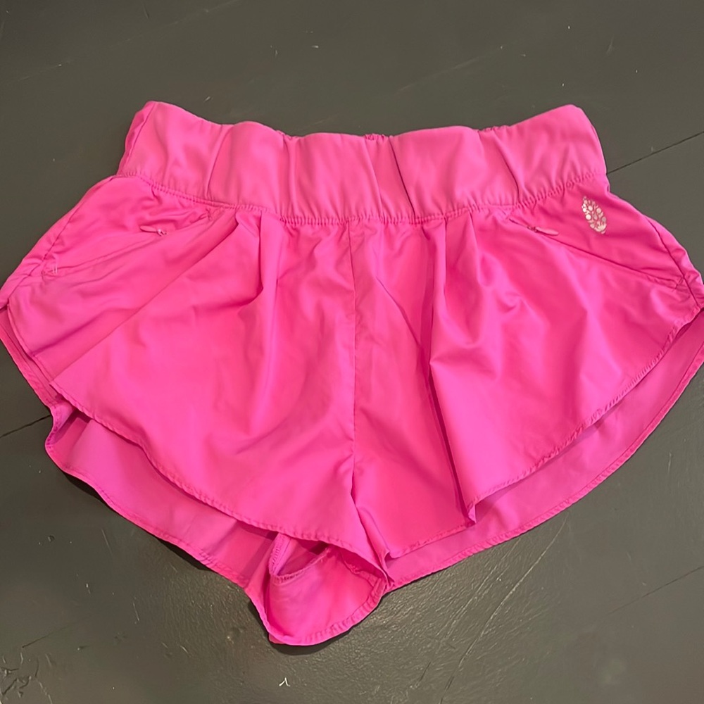 HOT PINK ATHLETIC SHORTS